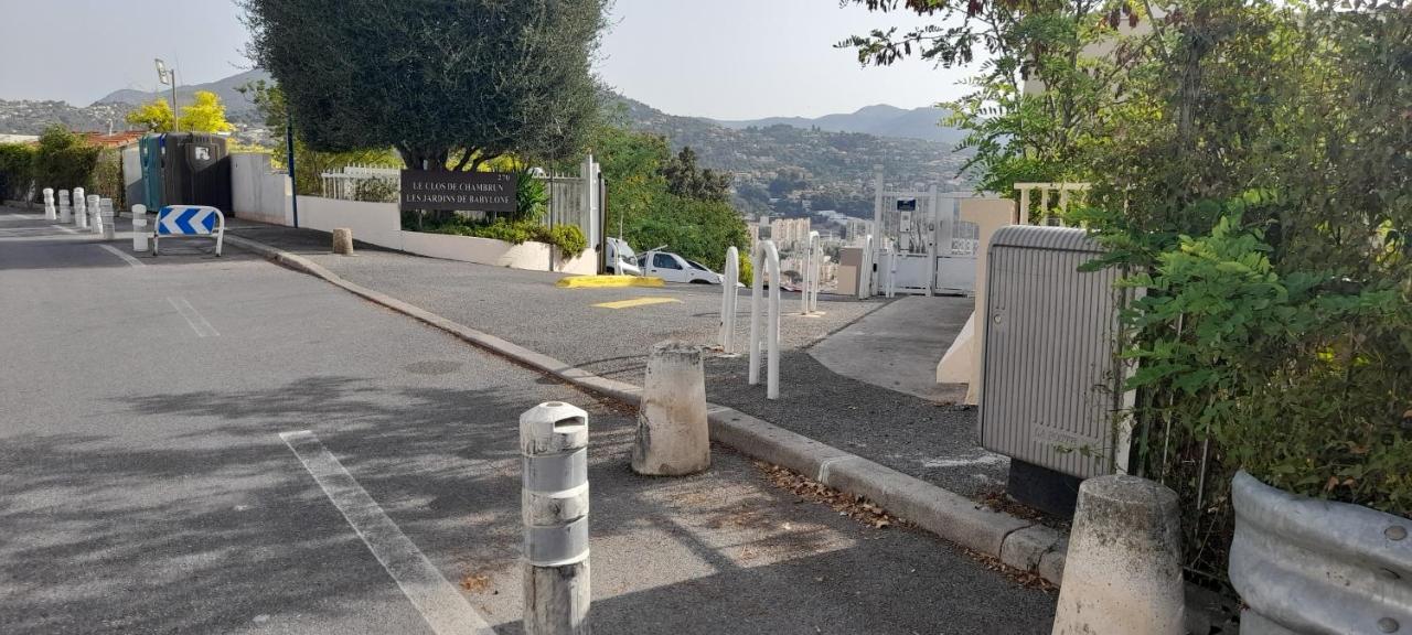 Chambre D Hote Avec Clim Terrasse Et Petit Dejeuner Hauteurs De Nice Bagian luar foto