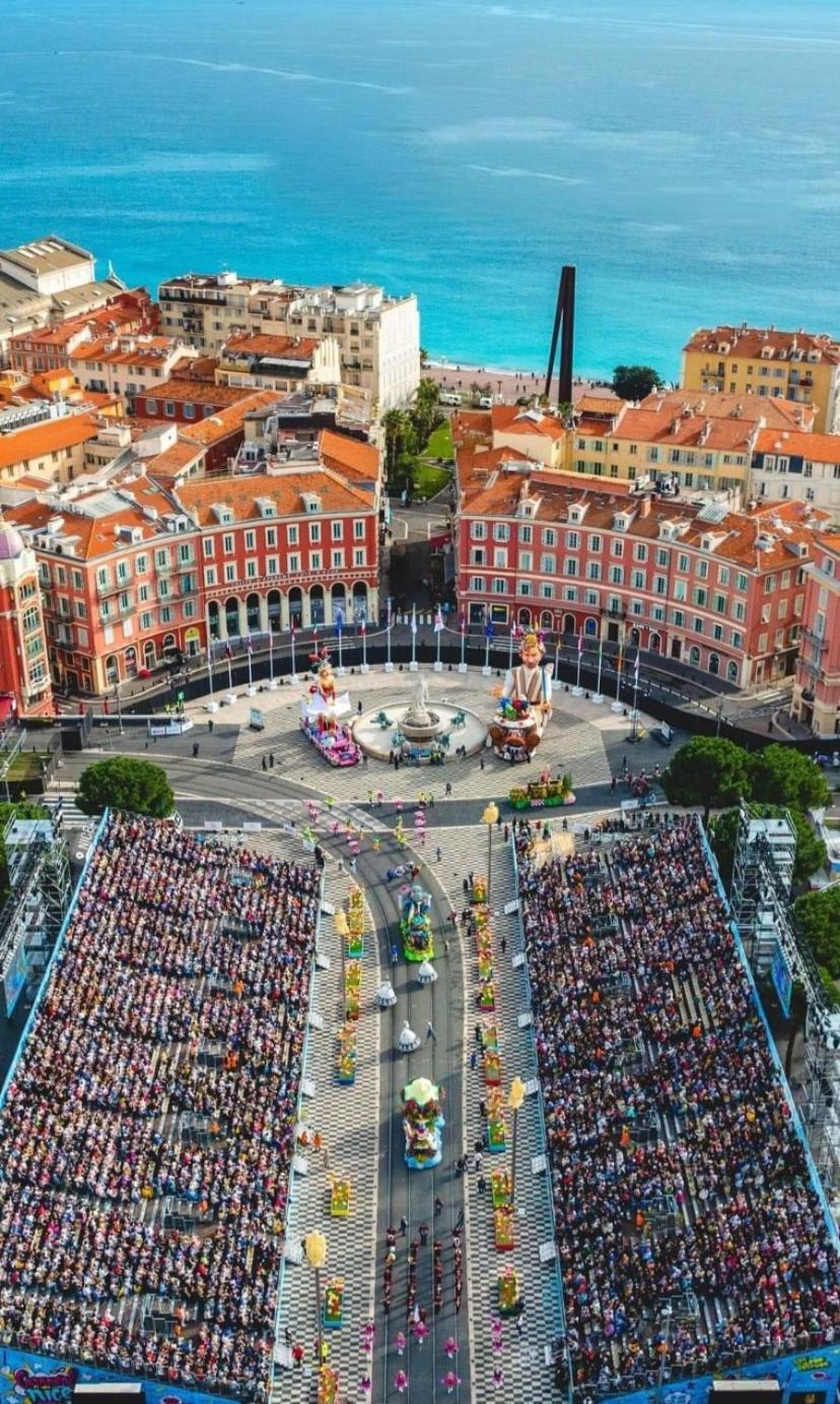 Chambre D Hote Avec Clim Terrasse Et Petit Dejeuner Hauteurs De Nice Bagian luar foto